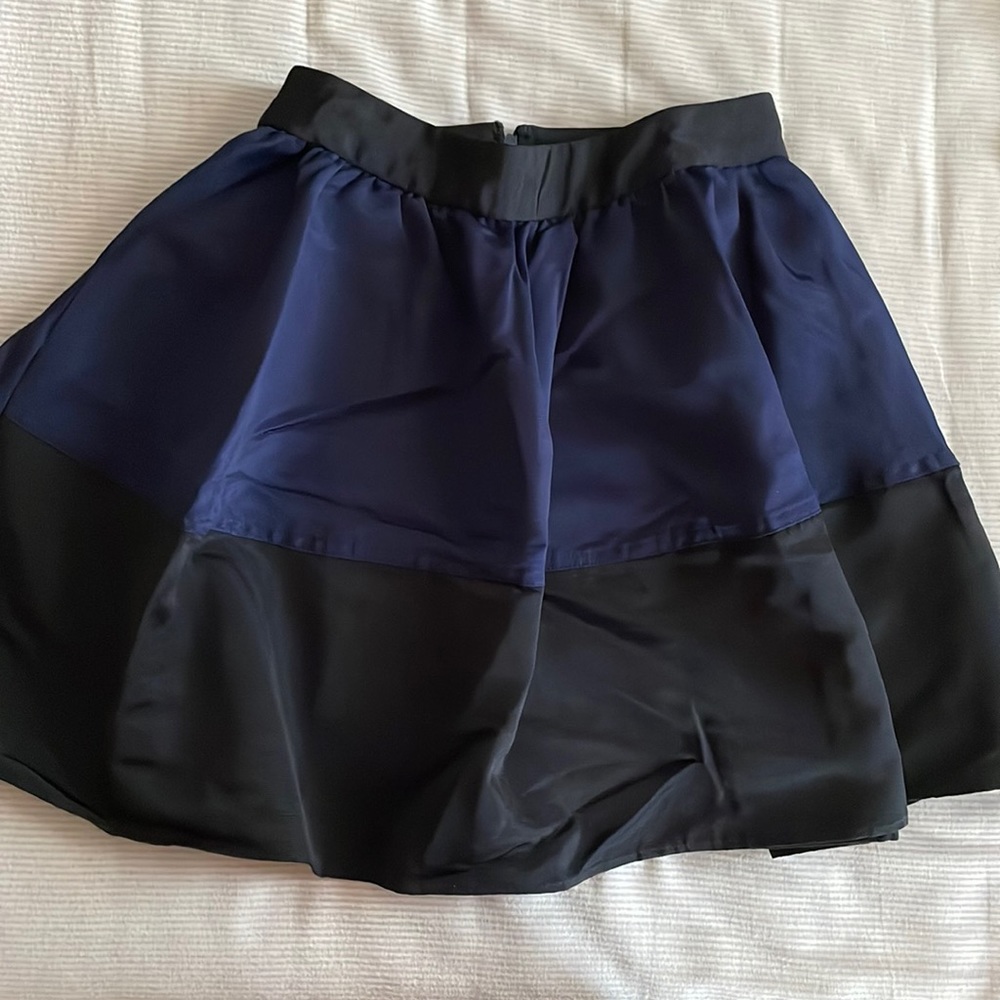 Express Two Tone Flowy Skirt